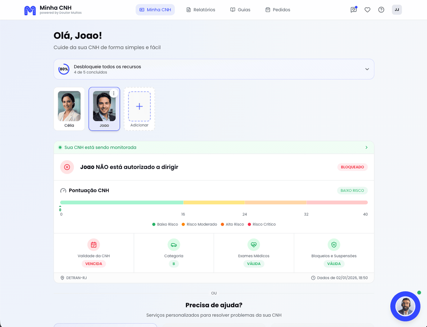 Monitoramento Automático